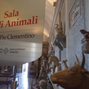 La Salle des animaux, une des innombrables pièces du musée du Vatican